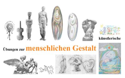Künstlerische Übungen zur menschlichen Gestalt